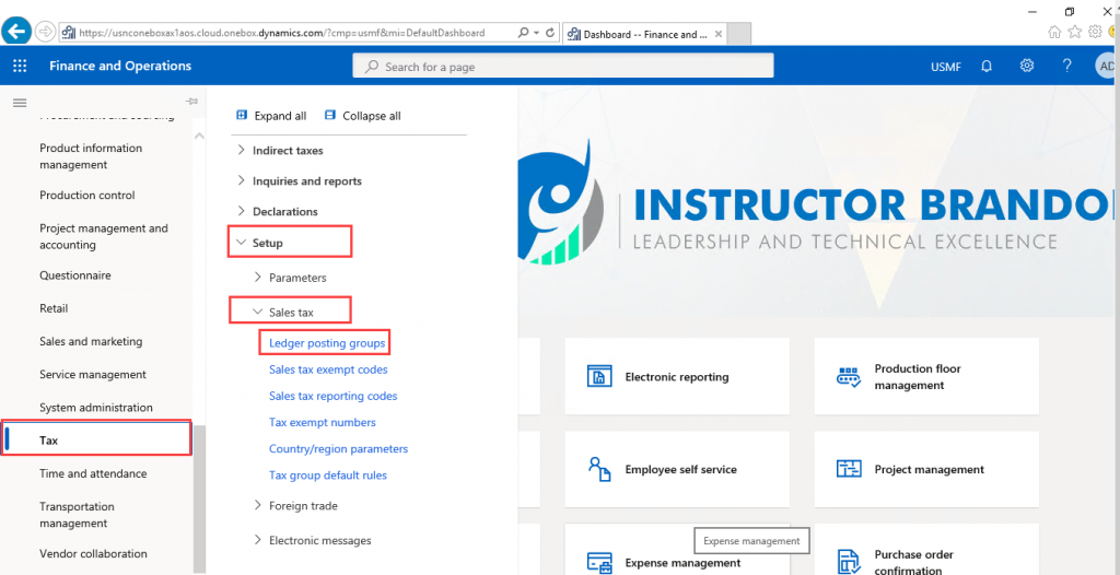 How to Set up Ledger Posting Group for Sales Tax? Dynamics 365