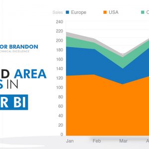 Power BI Data Visualization Practices Part 2 of 15: Stacked Area Charts