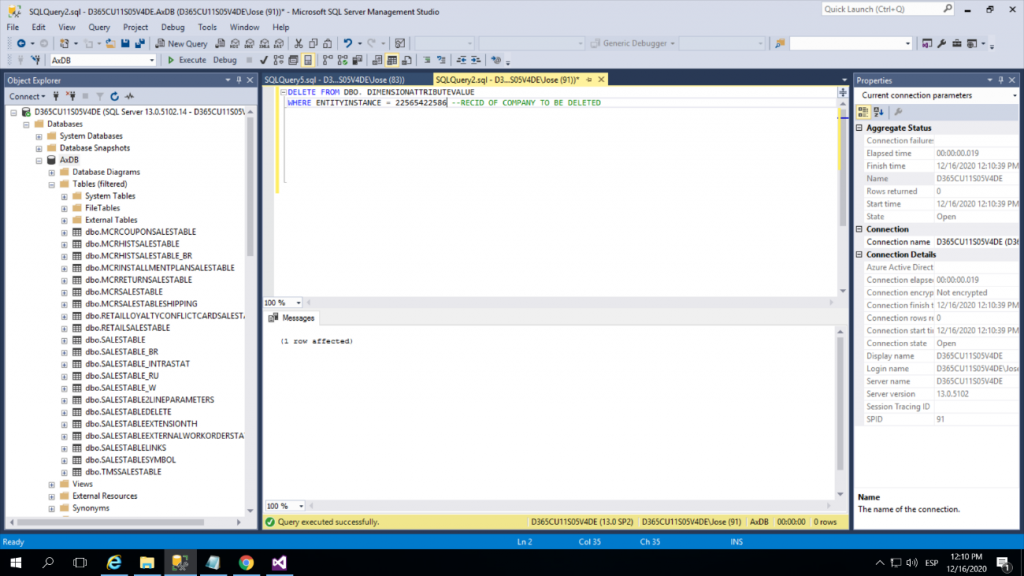 Remove a Legal Entity in Microsoft Dynamics 365 - Instructor Brandon ...