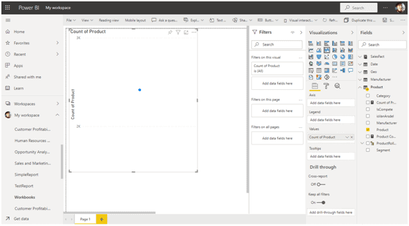 How to make Stacked Area Charts in Power BI?