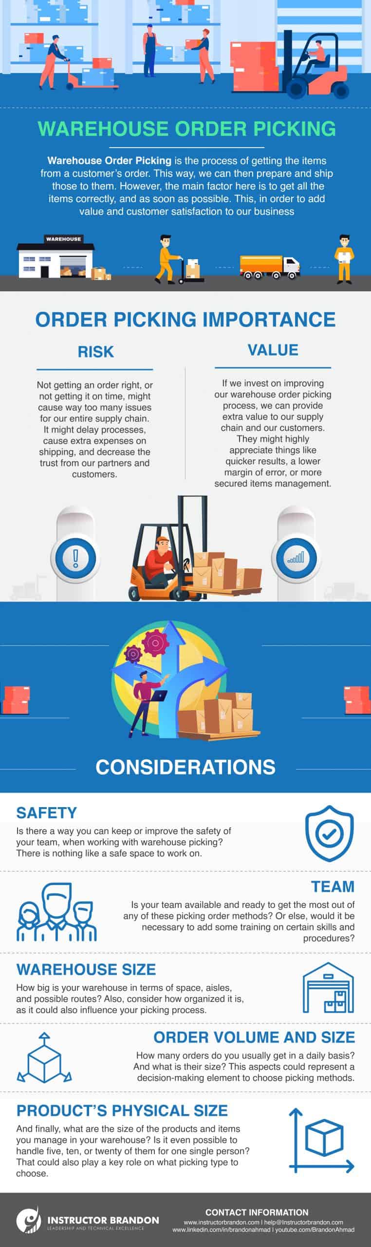 Pros and Cons of Warehouse Order Picking Methods