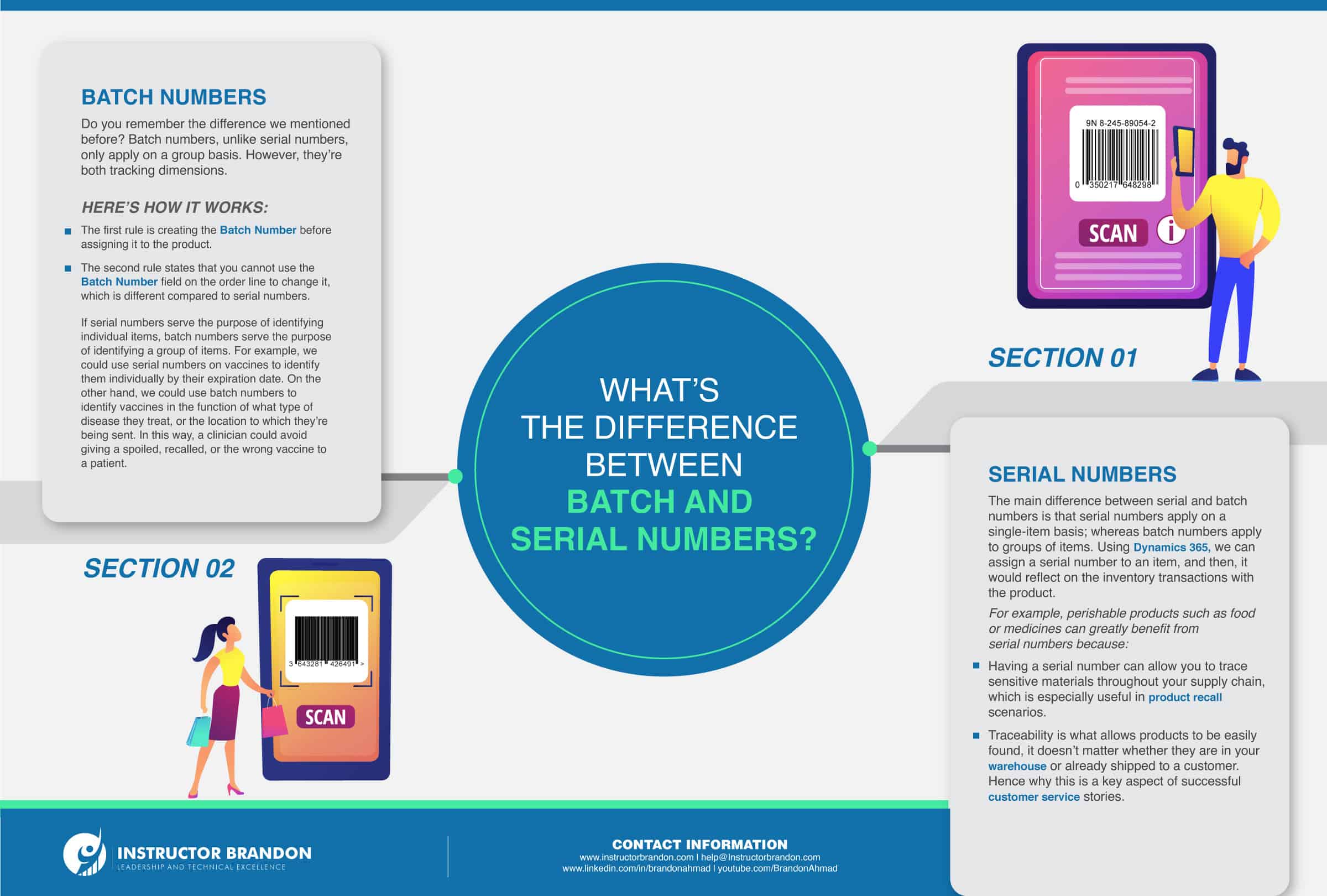 Difference between Batch and Serial Numbers 