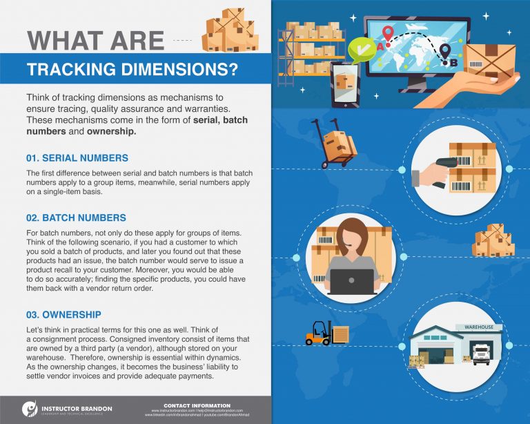 How to Setup Storage and Tracking Dimension in D365