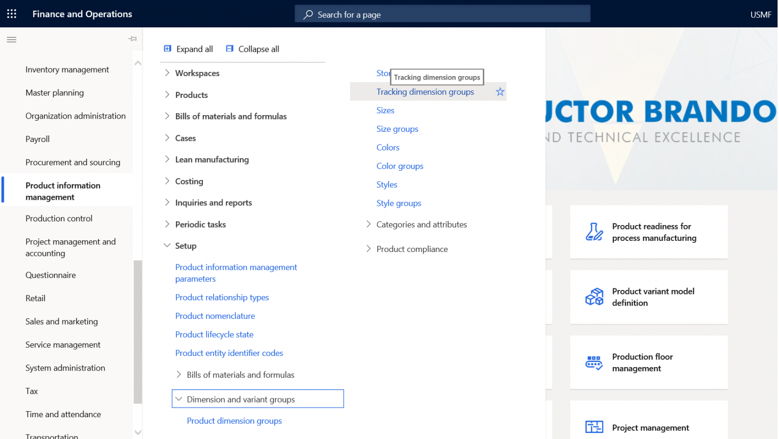 How to Setup Storage and Tracking Dimension in D365