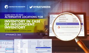 Find Alternative Locations for Inventory using Dynamics 365
