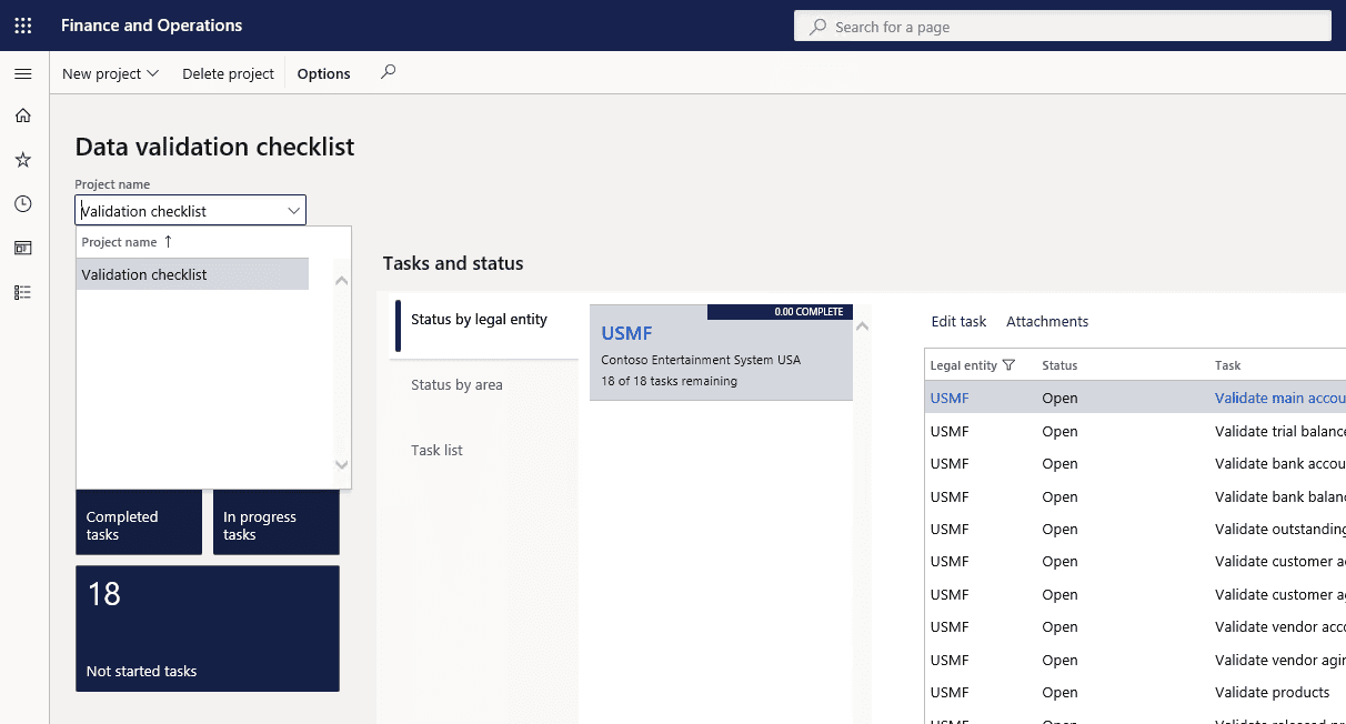 Data validation checklist step 2