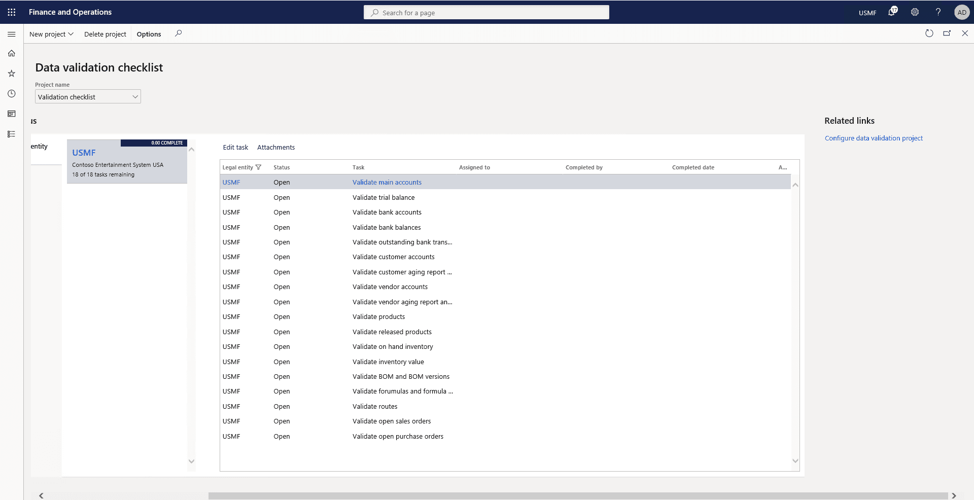 Data validation checklist step 3