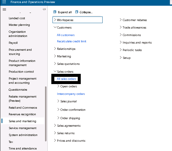 delivery schedules step 1