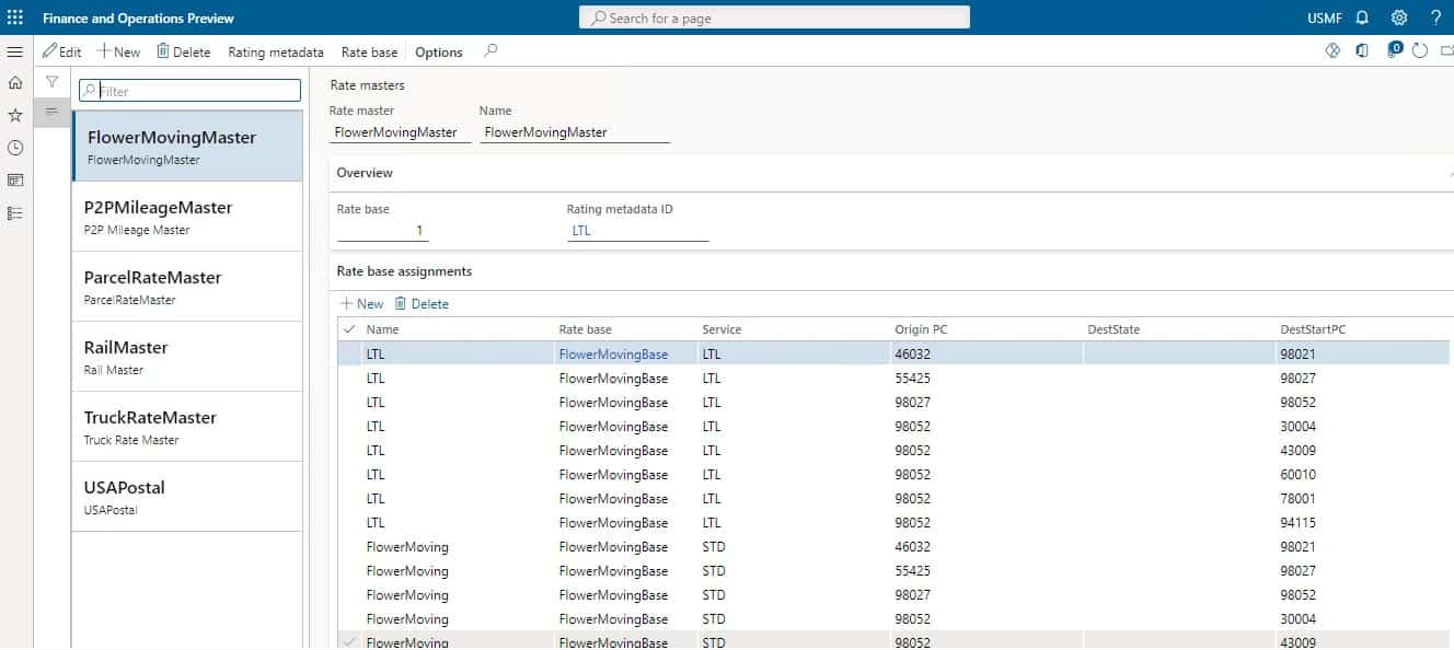 transportation management step 1