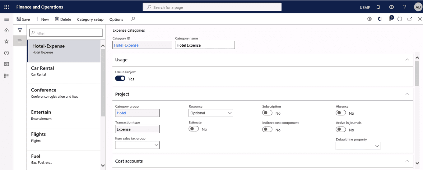 expense reports step 3