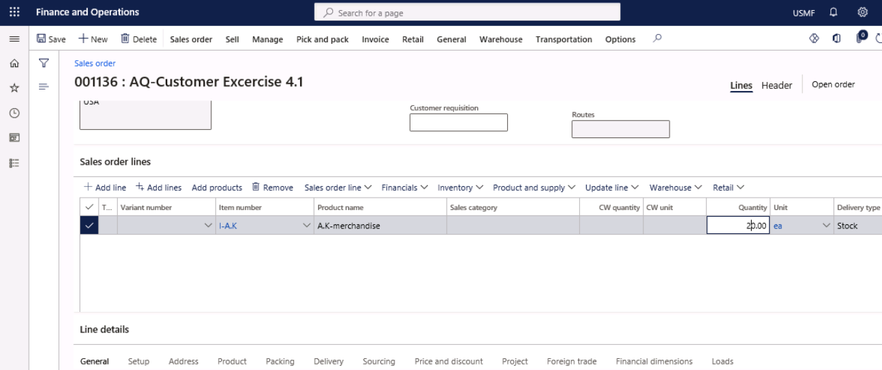 reserve inventory quantities step 6