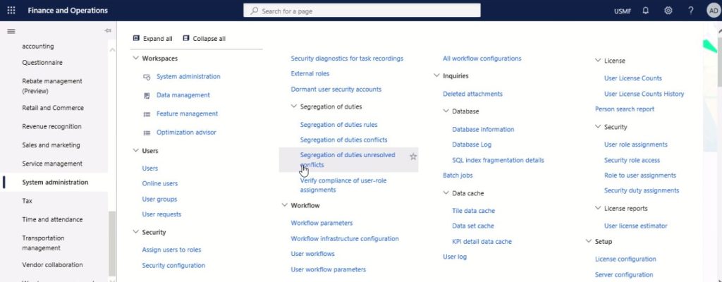 Segregation of Duties & Security Management with D365 F&O