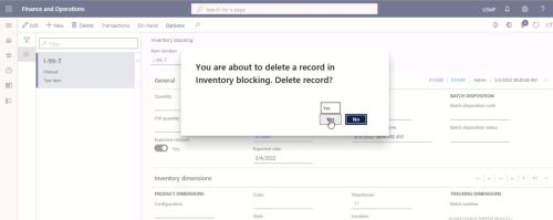 Block Inventory D365 Inventory Blocking: Smart Practices for Quality Control