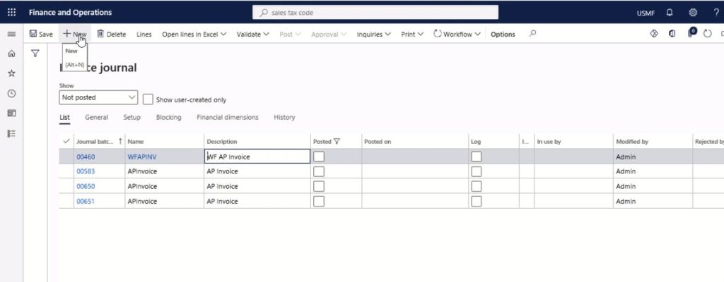 Sales Tax Adjustment on Vendor Invoices in Dynamics 365 F&O
