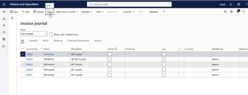 Sales Tax Adjustment on Vendor Invoices in Dynamics 365 F&O
