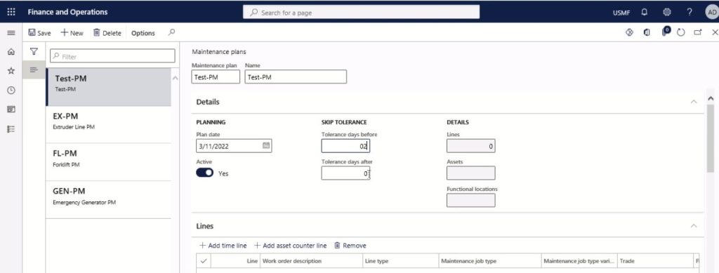 How to Set up Maintenance Plans for Assets in Dynamics 365