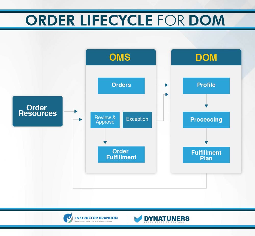 order lifecyle for dom sales order