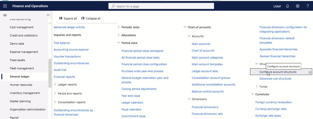 ledger account combinations step 1