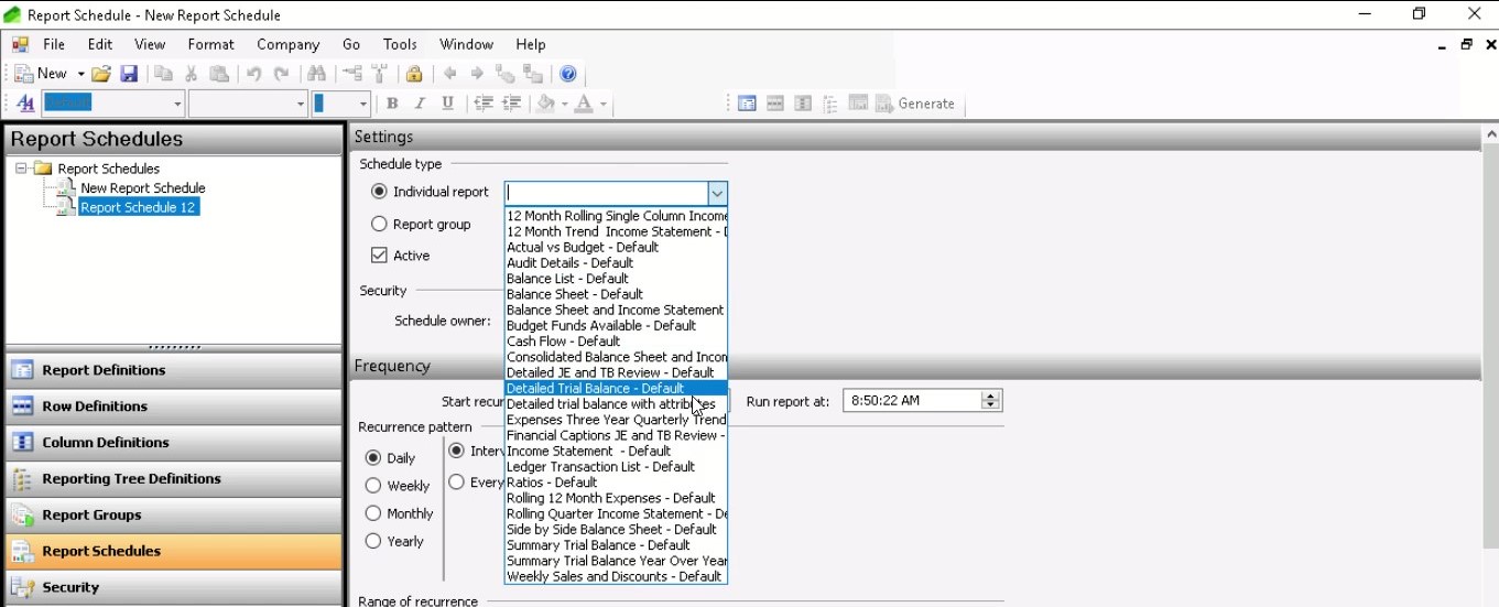 d365 financial reports step 2