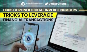 D365 Chronological Invoice Numbers: Financial Transactions
