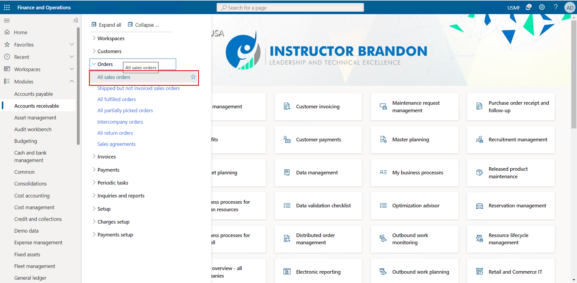 sales invoices step 4